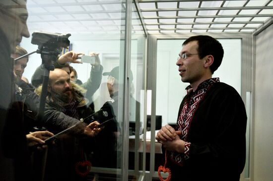 Court hears journalist Vasily Muravitsky's case in Zhitomir