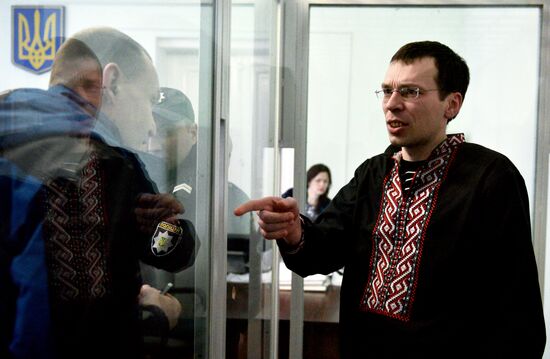Court hears journalist Vasily Muravitsky's case in Zhitomir