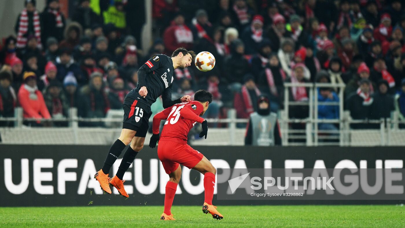 UEFA Europa League. Spartak vs. Athletic