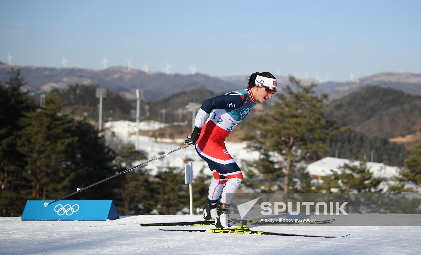 2018 Winter Olympics. Cross-country skiing. Women. 10 km. Freestyle