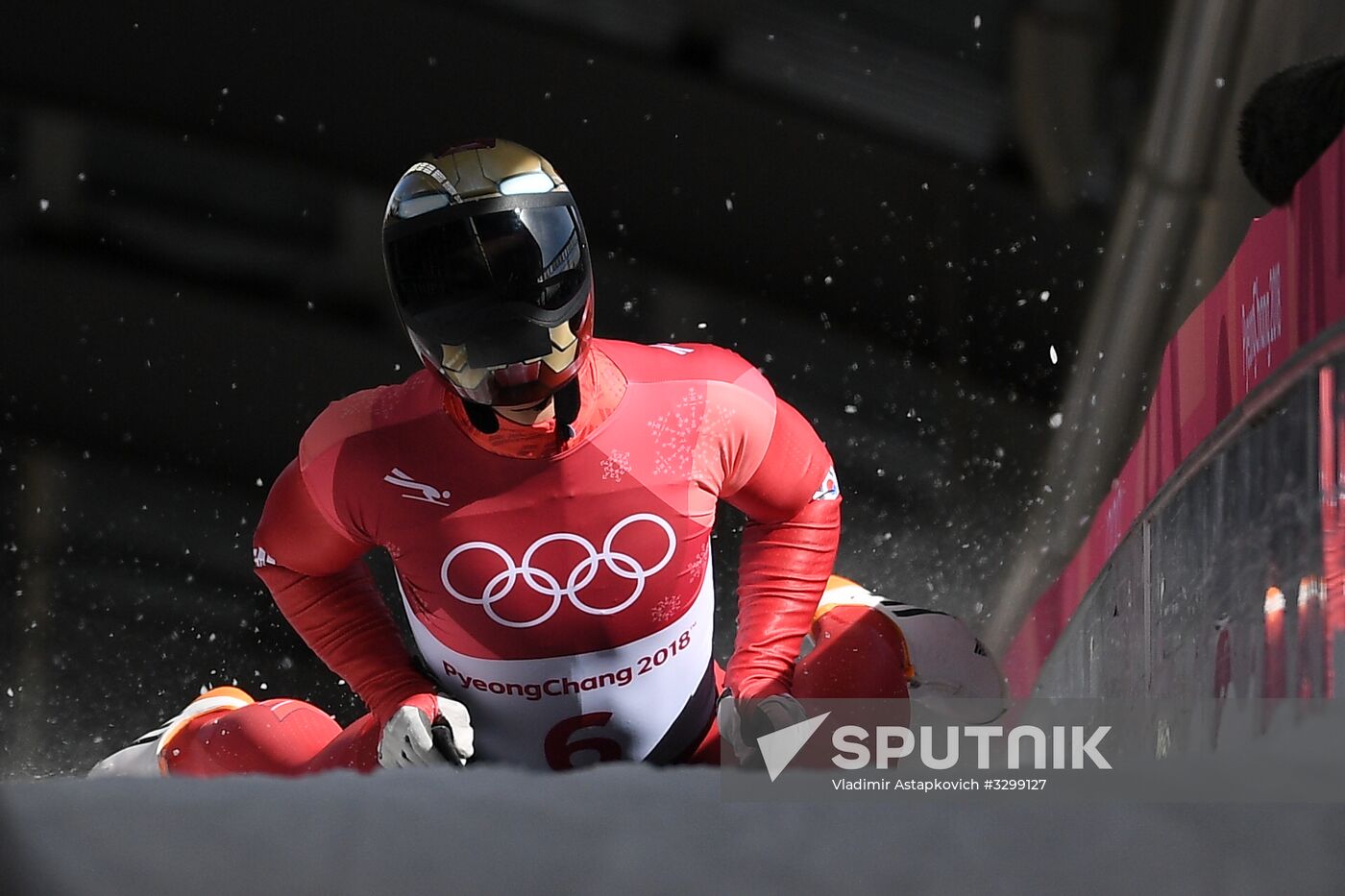 2018 Winter Olympics. Skeleton. Men. Day Two