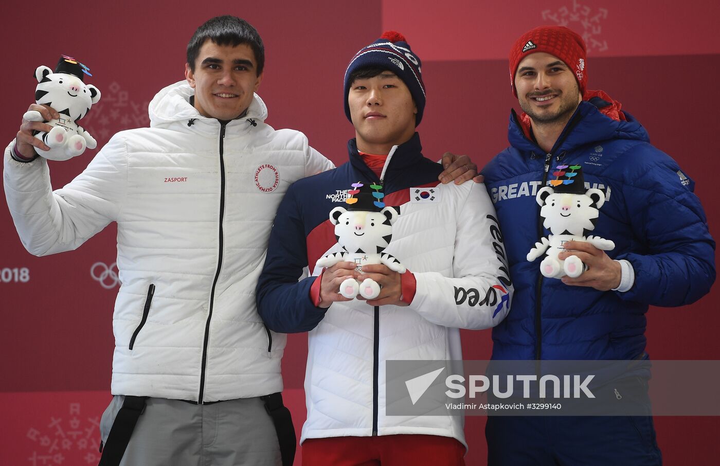 2018 Winter Olympics. Skeleton. Men. Day Two