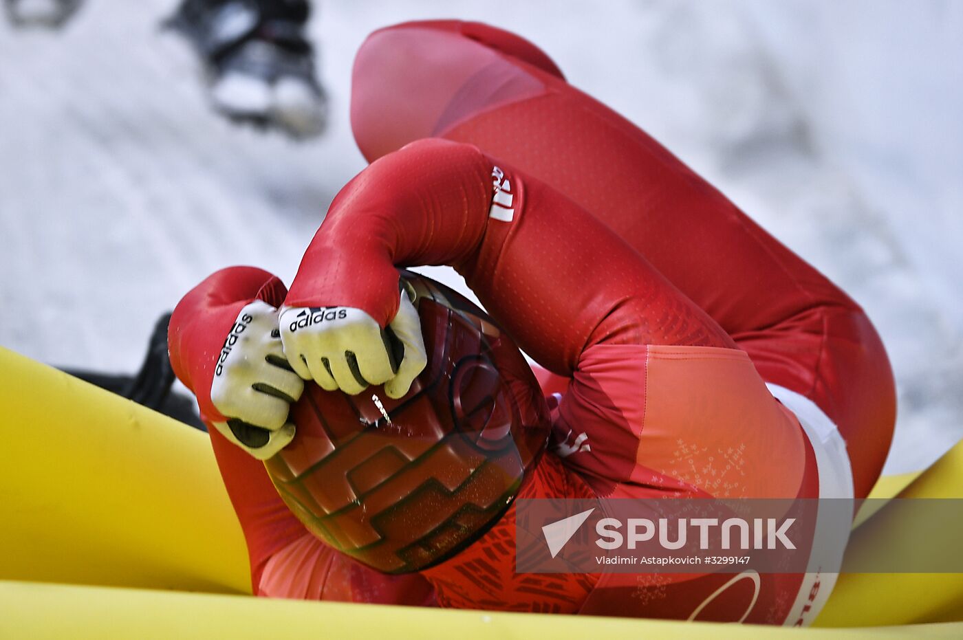 2018 Winter Olympics. Skeleton. Men. Day Two