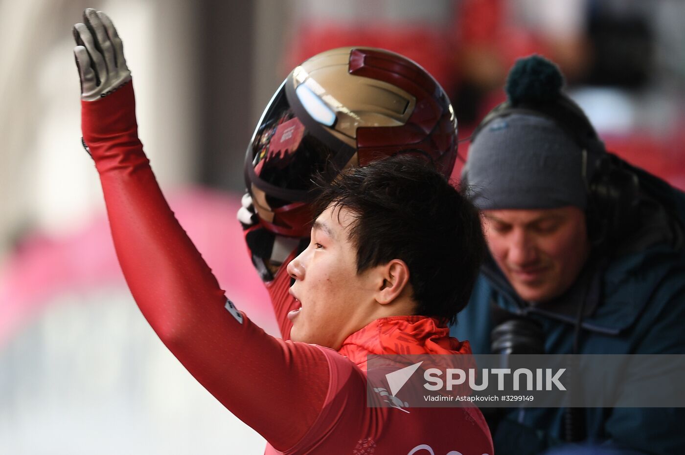 2018 Winter Olympics. Skeleton. Men. Day Two