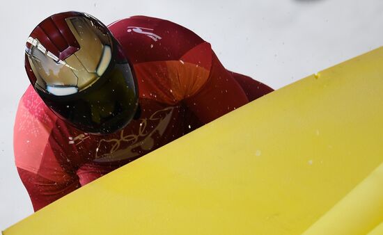 2018 Winter Olympics. Skeleton. Men. Day Two