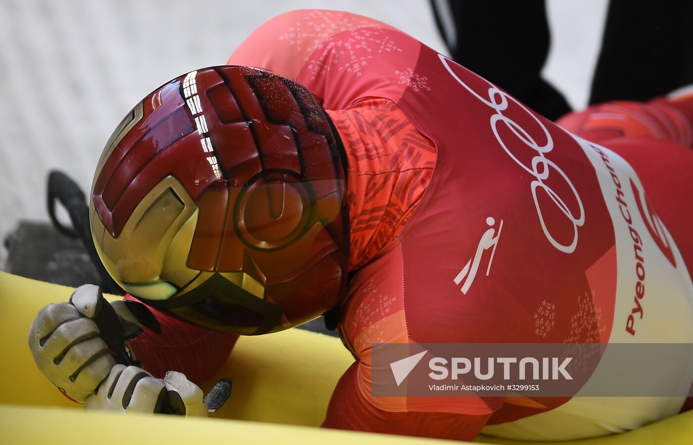 2018 Winter Olympics. Skeleton. Men. Day Two