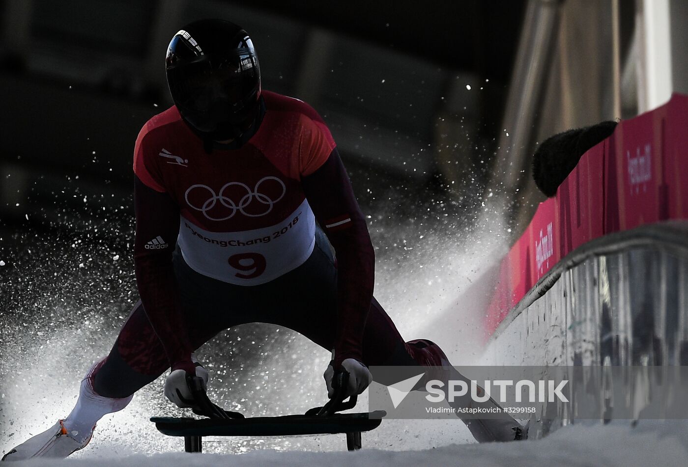 2018 Winter Olympics. Skeleton. Men. Day Two