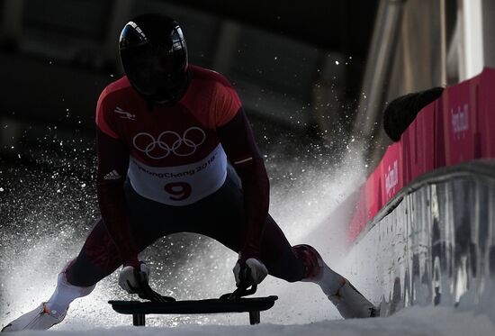 2018 Winter Olympics. Skeleton. Men. Day Two