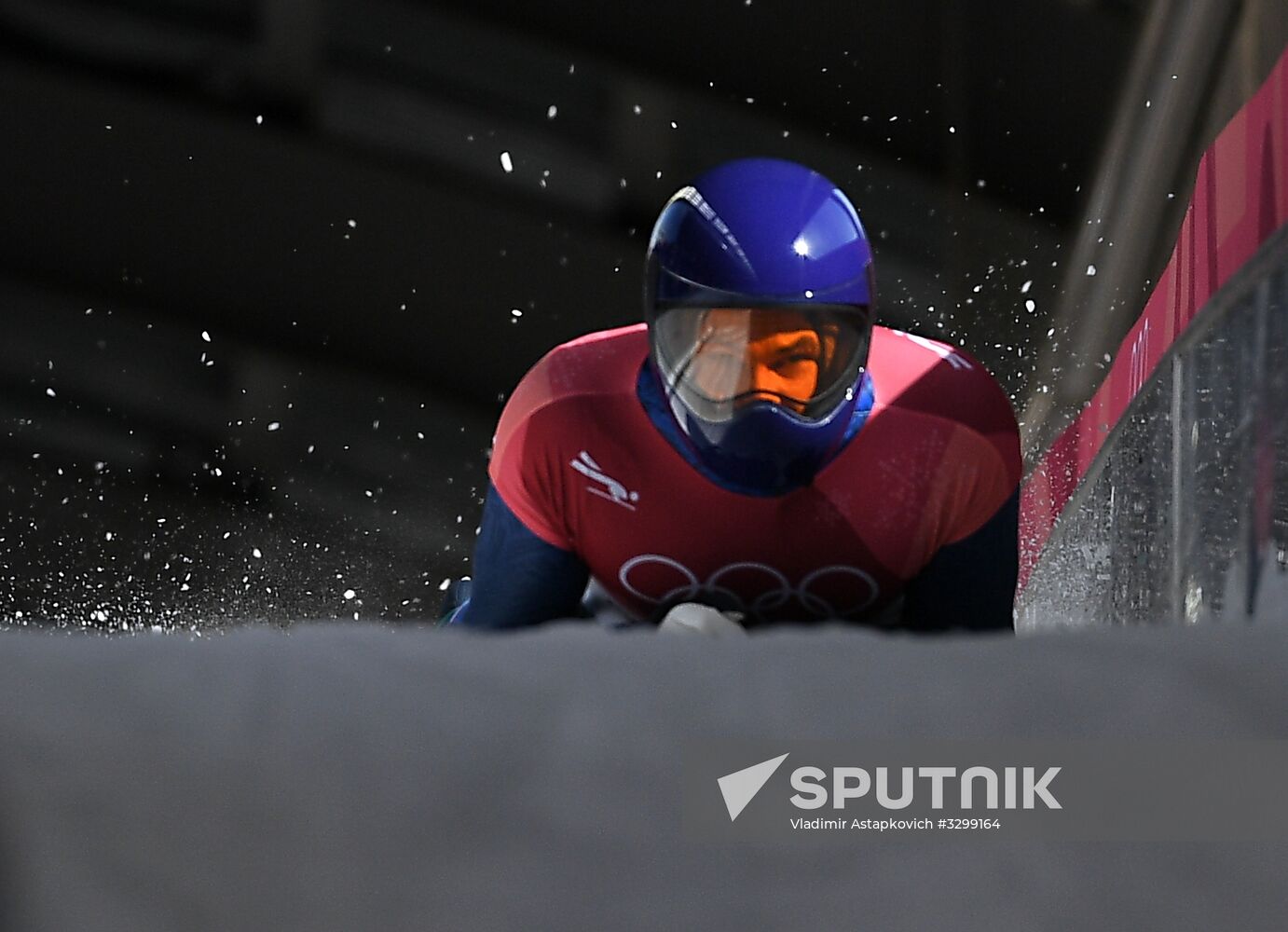 2018 Winter Olympics. Skeleton. Men. Day Two