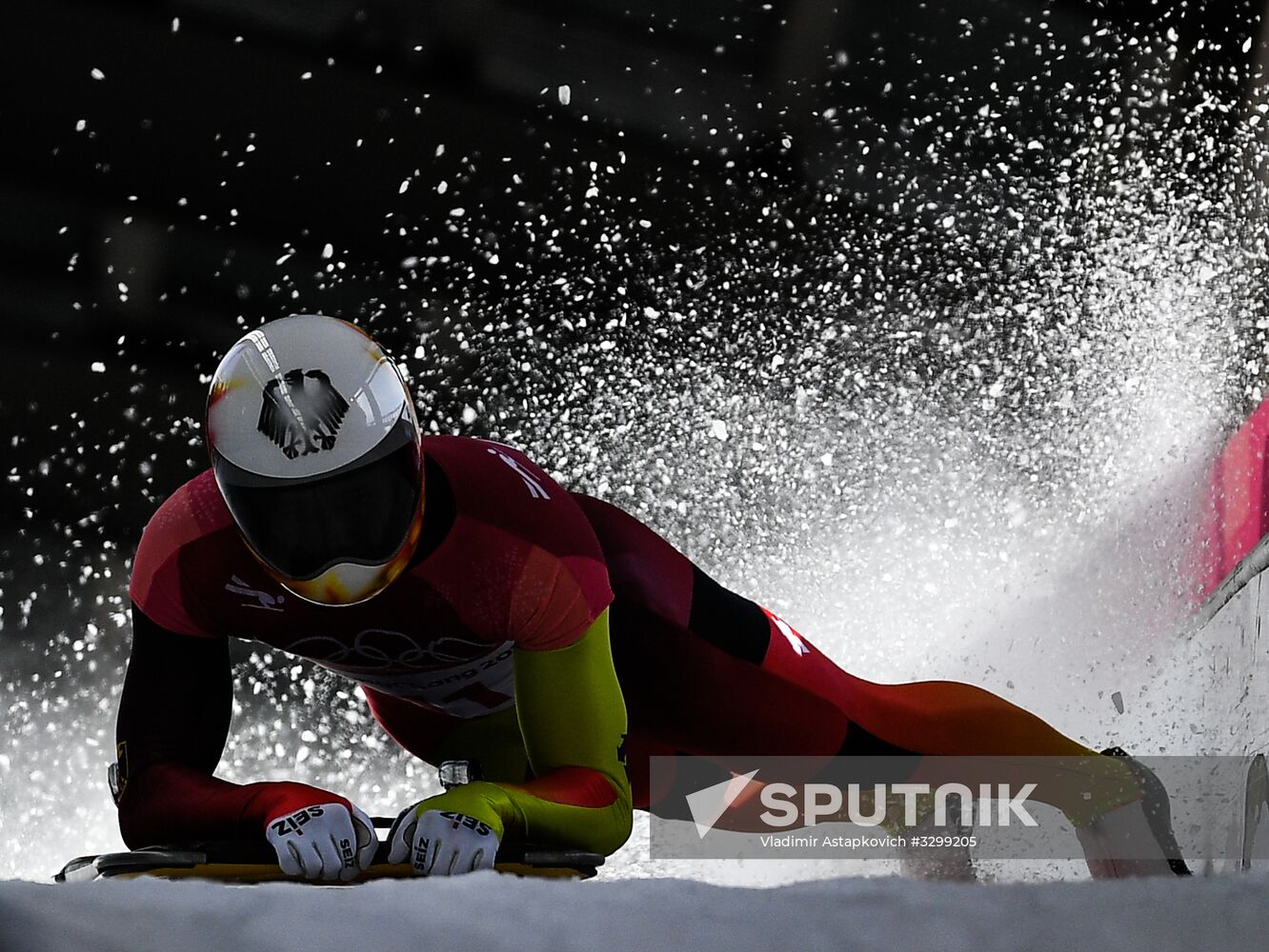 2018 Winter Olympics. Skeleton. Men. Day Two