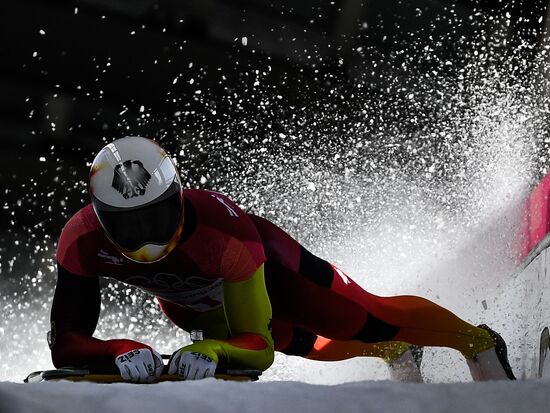 2018 Winter Olympics. Skeleton. Men. Day Two