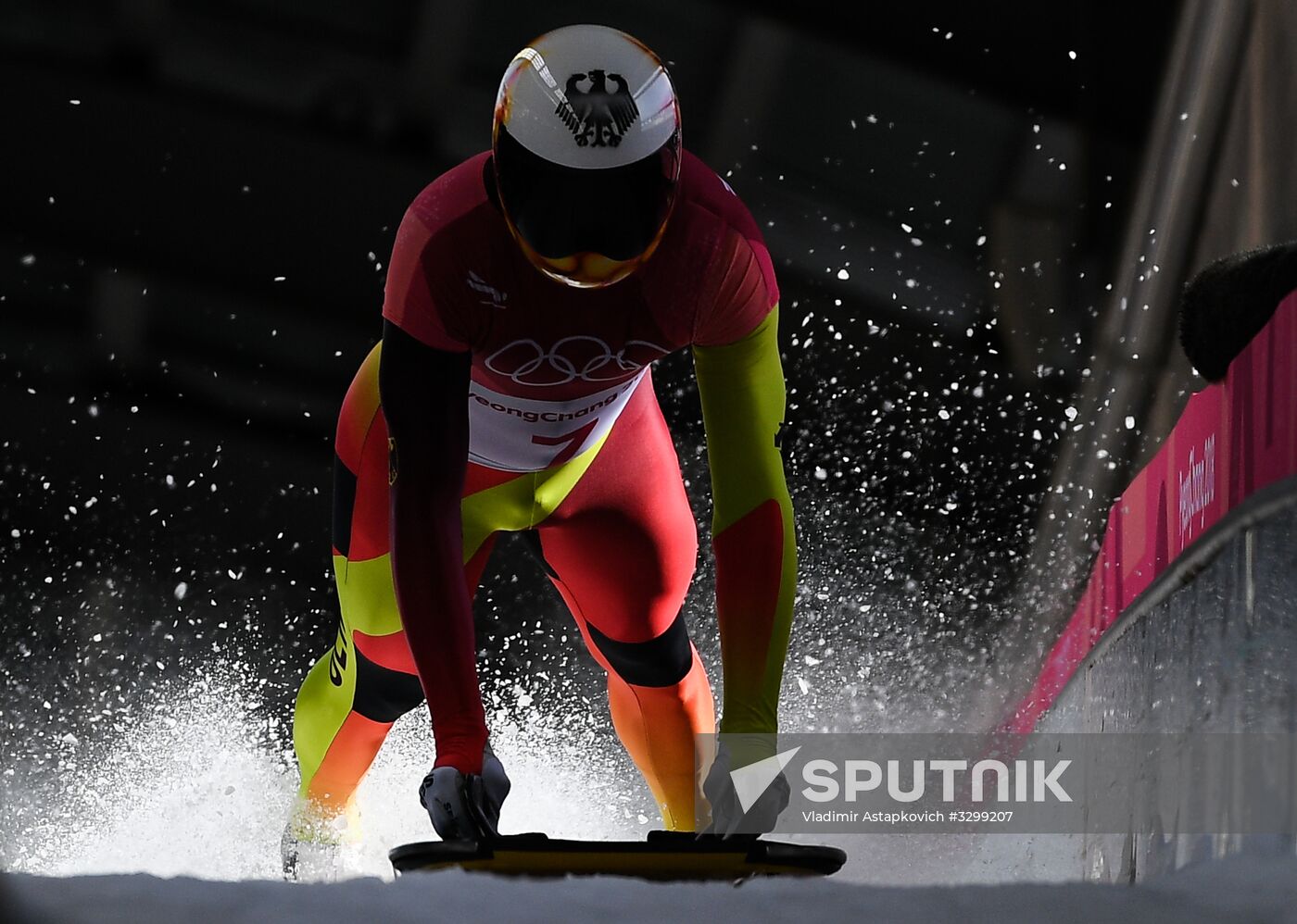 2018 Winter Olympics. Skeleton. Men. Day Two