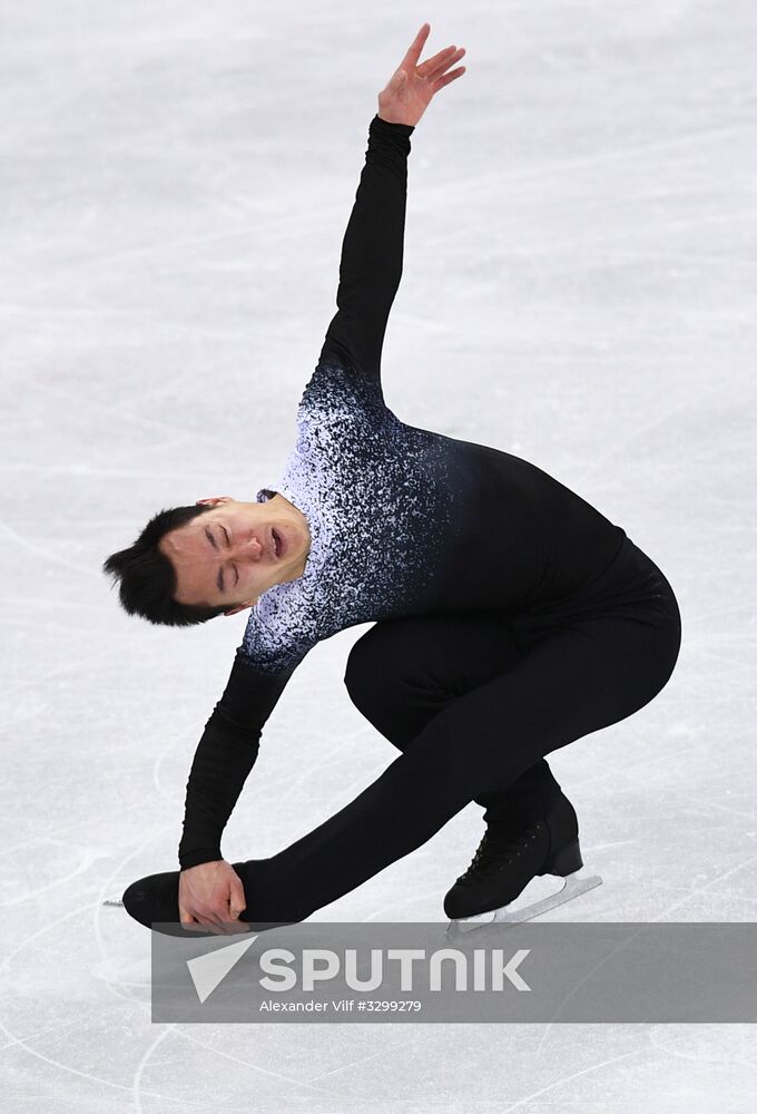 2018 Winter Olympics. Figure skating. Men. Short program