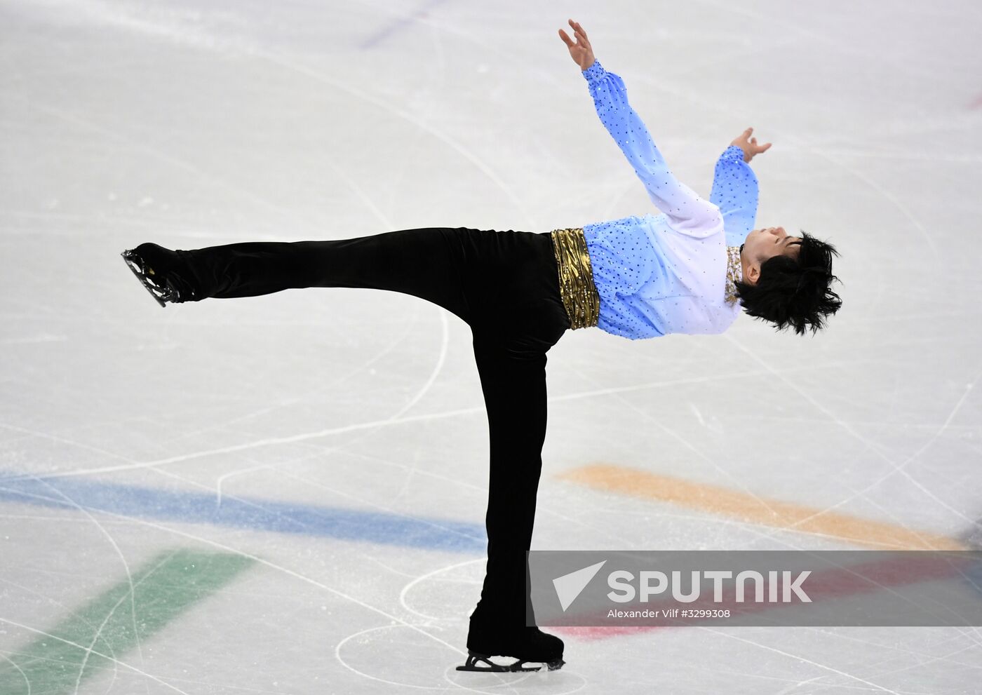 2018 Winter Olympics. Figure skating. Men. Short program