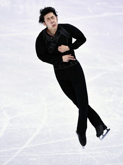 2018 Winter Olympics. Figure skating. Men. Short program