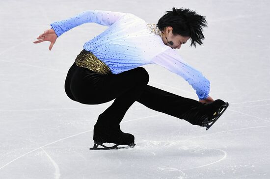 2018 Winter Olympics. Figure skating. Men. Short program