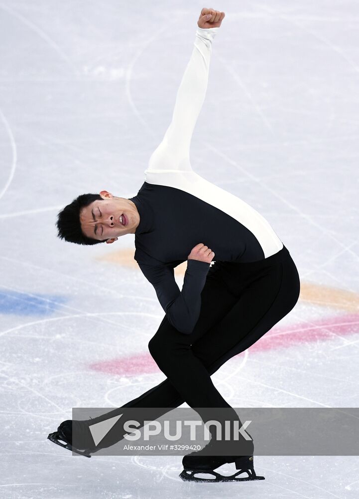 2018 Winter Olympics. Figure skating. Men. Short program