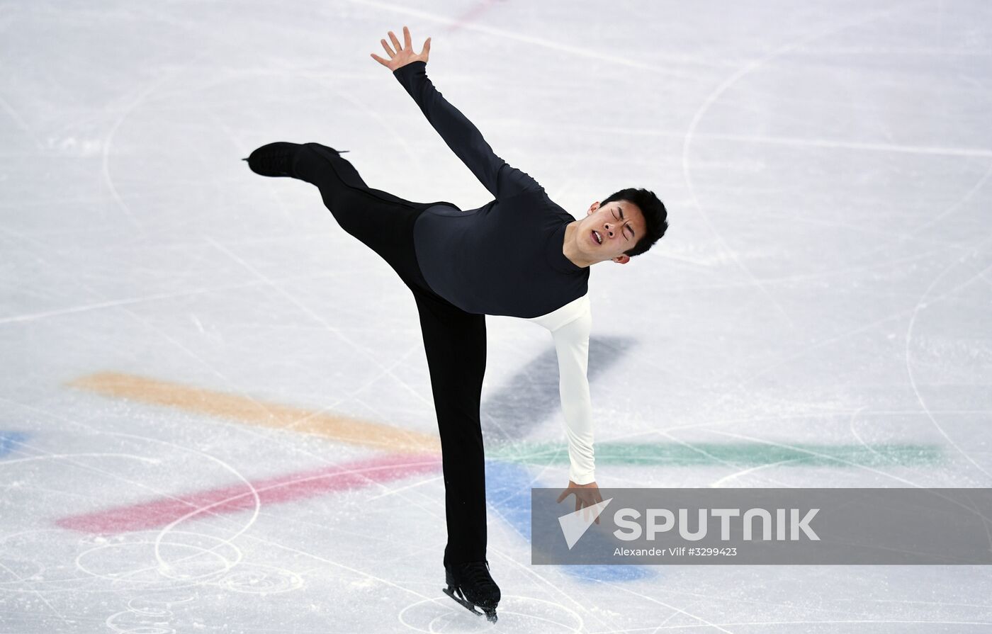 2018 Winter Olympics. Figure skating. Men. Short program