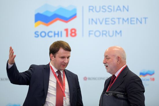 Russian Investment Forum in Sochi. Day one