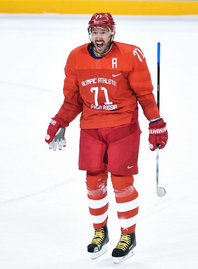 2018 Winter Olympics. Ice hockey. Men. Russia vs. Slovenia