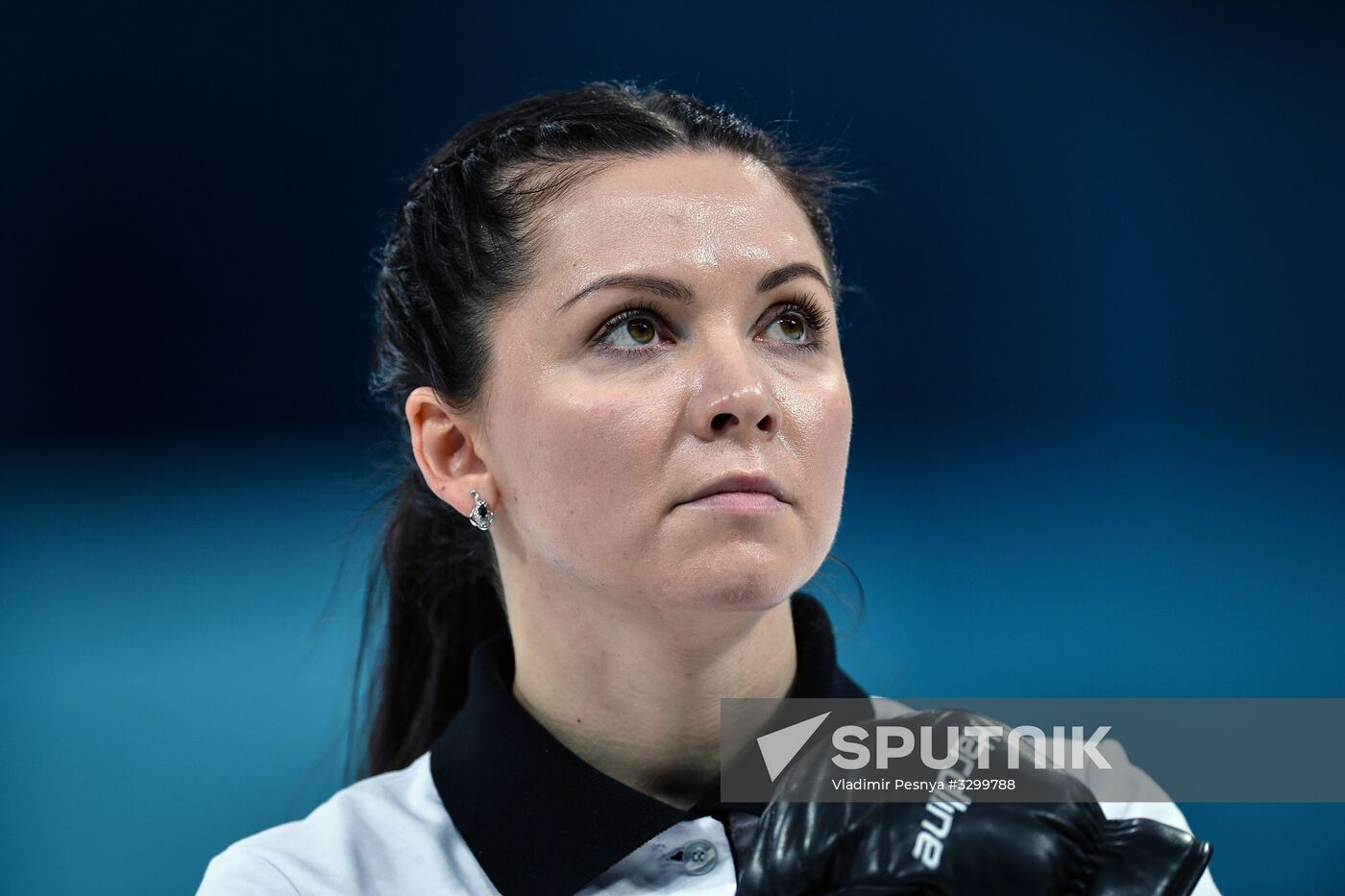 2018 Winter Olympics. Curling. Women. Sweden vs Russia