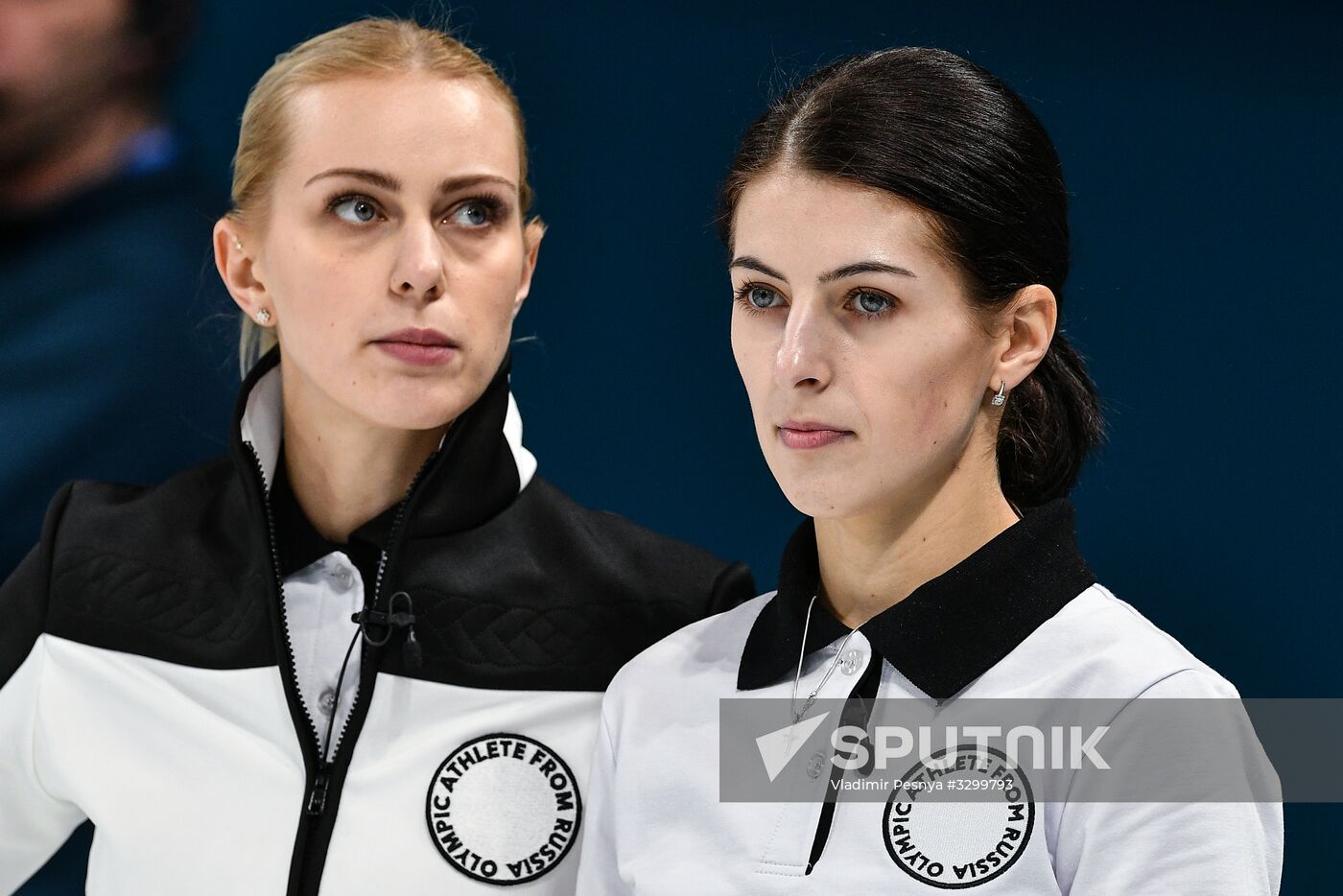 2018 Winter Olympics. Curling. Women. Sweden vs Russia