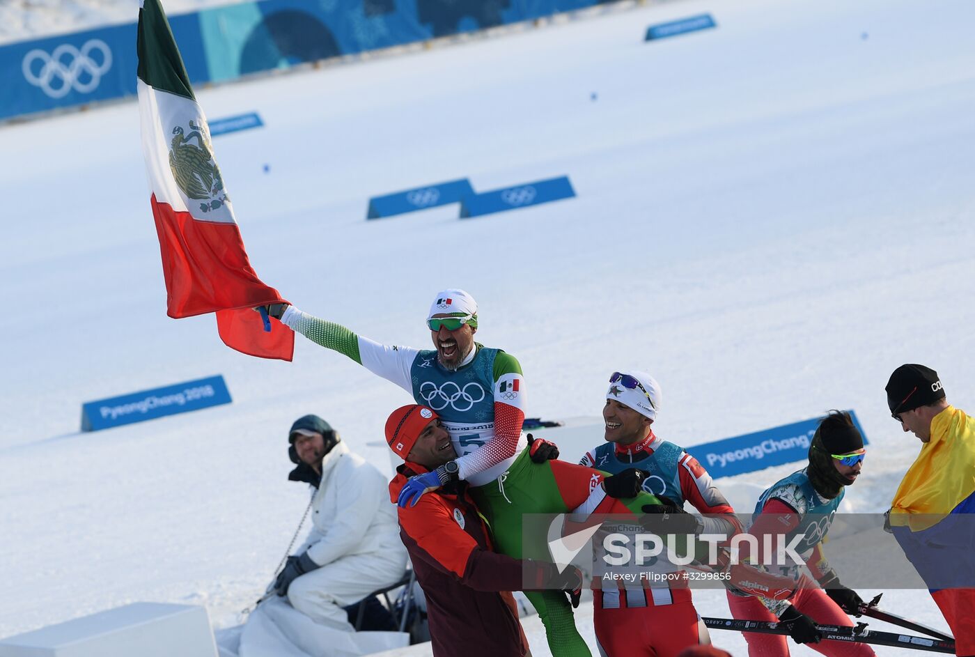 2018 Winter Olympics. Cross-country skiing. Men. 15 km. Freestyle