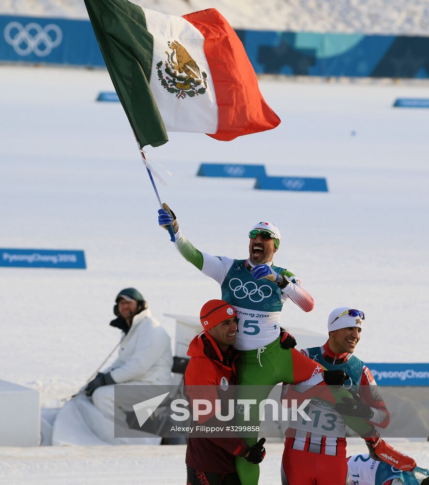 2018 Winter Olympics. Cross-country skiing. Men. 15 km. Freestyle