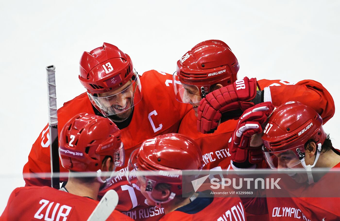 2018 Winter Olympics. Ice hockey. Men. Russia vs. Slovenia