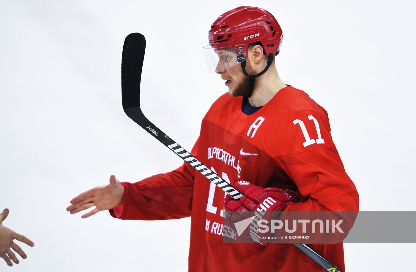 2018 Winter Olympics. Ice hockey. Men. Russia vs. Slovenia