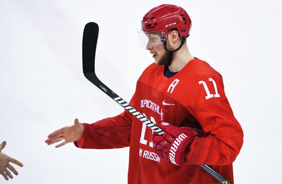2018 Winter Olympics. Ice hockey. Men. Russia vs. Slovenia