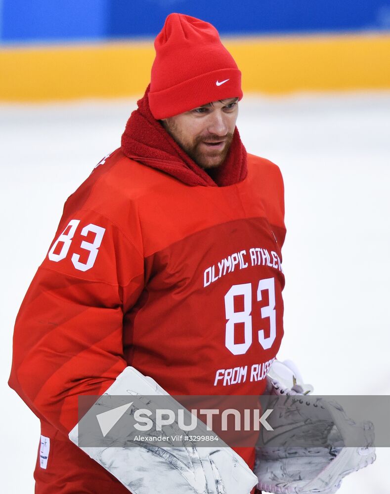 2018 Winter Olympics. Ice hockey. Men. Russia vs. Slovenia