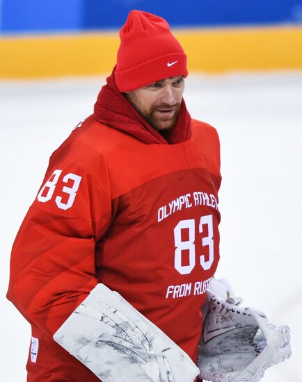 2018 Winter Olympics. Ice hockey. Men. Russia vs. Slovenia