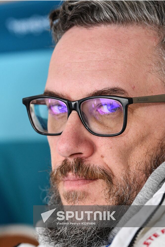 2018 Winter Olympics. Curling. Women. Sweden vs Russia