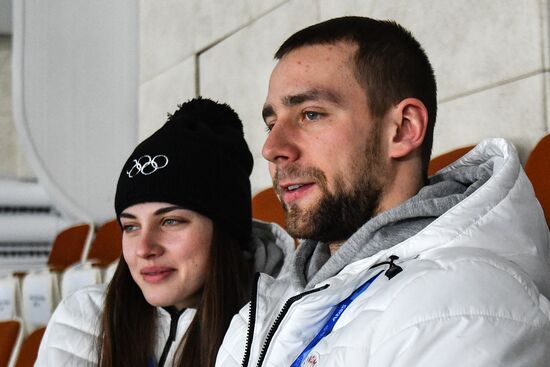 2018 Winter Olympics. Curling. Women. Sweden vs Russia