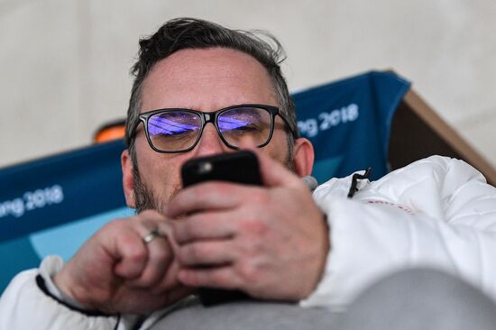 2018 Winter Olympics. Curling. Women. Sweden vs Russia