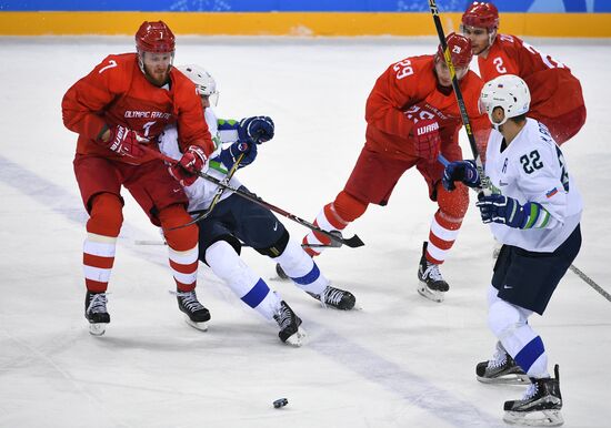 2018 Winter Olympics. Ice hockey. Men. Russia vs. Slovenia