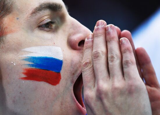 2018 Winter Olympics. Ice hockey. Men. Russia vs. Slovenia