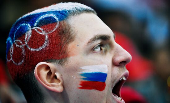 2018 Winter Olympics. Ice hockey. Men. Russia vs. Slovenia