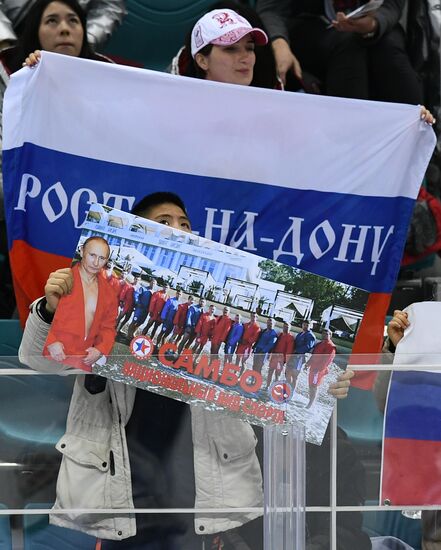 2018 Winter Olympics. Ice hockey. Men. Russia vs. Slovenia