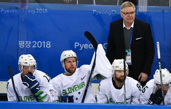 2018 Winter Olympics. Ice hockey. Men. Russia vs. Slovenia