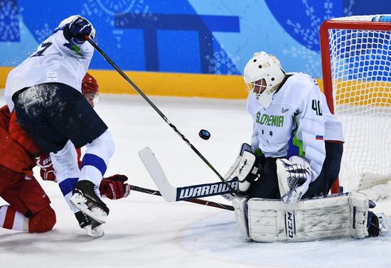 2018 Winter Olympics. Ice hockey. Men. Russia vs. Slovenia