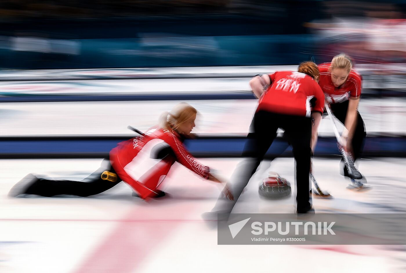 2018 Winter Olympics. Curling. Women. Day three