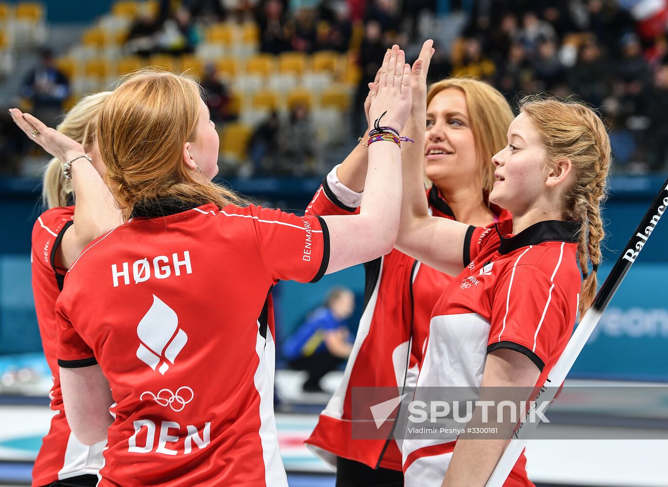 2018 Winter Olympics. Curling. Women. Day three