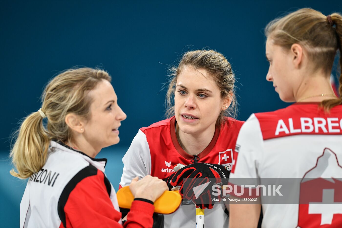 2018 Winter Olympics. Curling. Women. Day three