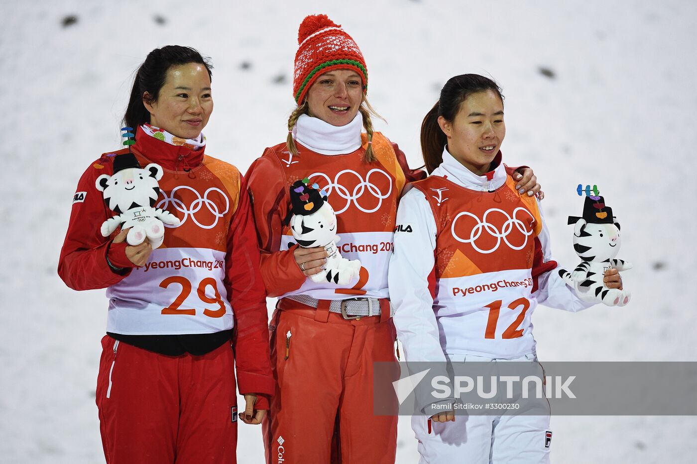 2018 Winter Olympics. Freestyle skiing. Women. Aerials. Finals