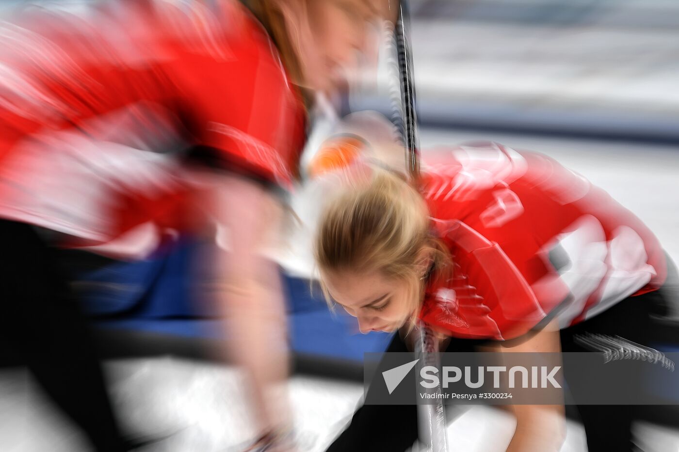 2018 Winter Olympics. Curling. Women. Day three