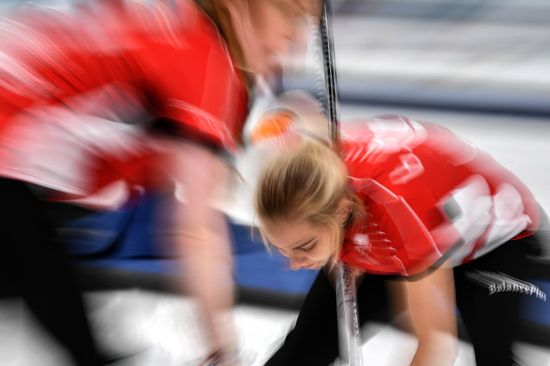 2018 Winter Olympics. Curling. Women. Day three