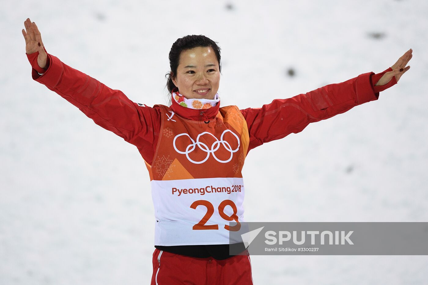 2018 Winter Olympics. Freestyle skiing. Women. Aerials. Finals