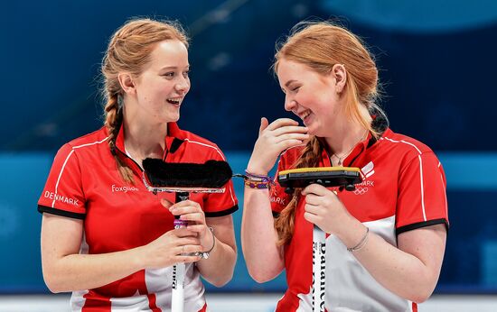2018 Winter Olympics. Curling. Women. Day Three
